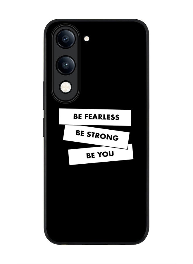 For vivo Y04 / Y29t 5G Case,Slim fit Camera Protection, Shockproof Thin Phone cover  - Fearless, Strong, You